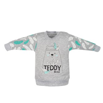 Kojenecká bavlněná mikinka New Baby Wild Teddy