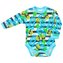 Kojenecké celorozepínací body Koala Tropical modré - velikost 68 (4-6m)