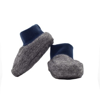 Zimní kojenecké capáčky Baby Service Retro šedé