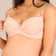 Polovyztužená kojící podprsenka New Baby Eva 85D béžová - velikost Obvod 85 cm