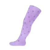 Bavlněné punčocháče 3D New Baby světle fialové