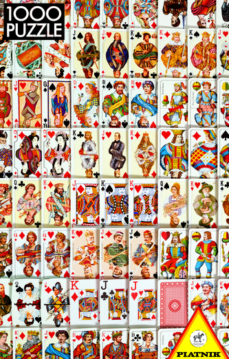 Puzzle 1000 d. Hrací karty