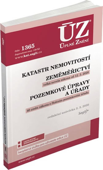 ÚZ 1365 Katastr nemovitostí