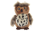 Plyš Sova hnědá 18 cm