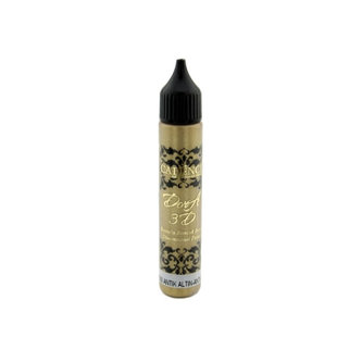 Cadence metalická kontura a 3D barva 25 ml - antická zlatá
