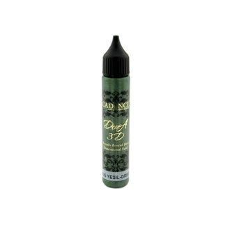 Cadence metalická kontura a 3D barva 25 ml - zelená