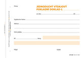 Výdajový doklad jednoduchý, A6, 100 listů, NCR