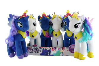 My Little Pony Plyšový poník 25cm s hřívou na česání