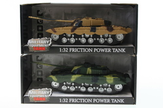 Tank na baterie se zvukem a světlem