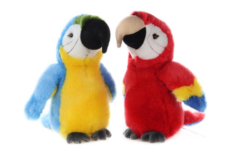 Plyš Papoušek 23 cm