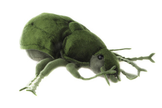 Plyš Brouk zelený 18 cm