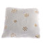 Polštář bílý - zlaté vločky 40 cm