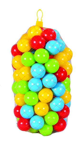 Plastové míčky 9 cm - 100 ks