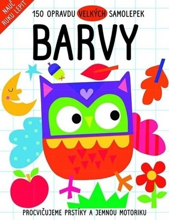 150 opravdu velkých samolepek - Barvy