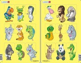 Puzzle Zvířátka 9 dílků