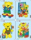 Puzzle Medvídek TEDDY - 4ks 5 dílků