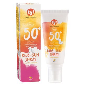 Ey! Opalovací krém ve spreji pro děti SPF 50+ BIO (100 ml) - 100% přírodní, s minerálními pigmenty