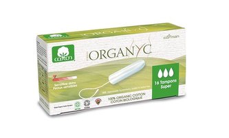 Organyc Tampony Super (16 ks) - 100% z biobavlny, 3 kapičky Organyc Tampony Super (16 ks) - 100% z biobavlny, 3 kapičky