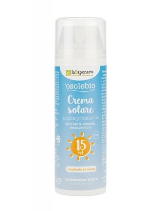 laSaponaria Opalovací krém SPF 15 BIO (125 ml) - pro rovnoměrné opálení