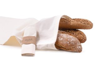 Casa Organica Plátěný sáček - velký (1 ks) - z biobavlny, s utahovací šňůrkou