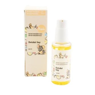 Navia Masážní olej po koupání Dětské sny BIO (50 ml) - pro klidné dětské sny