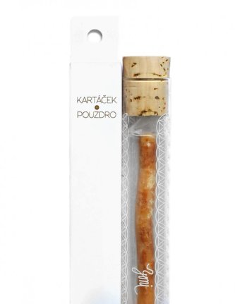 Yoni Přírodní zubní kartáček ze Salvadory perské vč. skleněného pouzdra