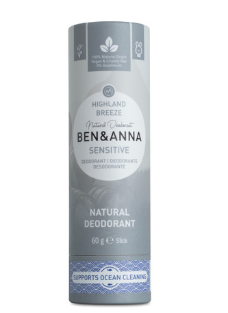 Ben & Anna Tuhý deodorant Sensitive BIO (60 g) - Horský vánek