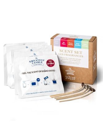 The Greatest Candle Sada vonných prášků na výrobu 5 svíček - květ darjeelingu