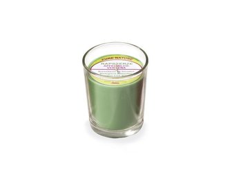 Stuwa Svíčka ve skle zelená (65 g)  - jablko a verbena - s čistě přírodní vůní