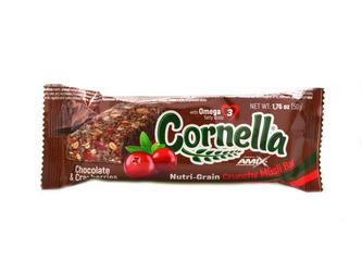 Cornella bar 50 g - brusinky-čokoláda
