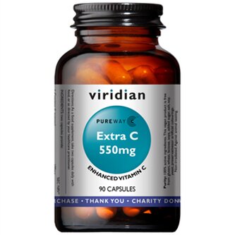 Viridian - Extra C 550 mg 90 kapslí Viridian - Extra C 550 mg 90 kapslí