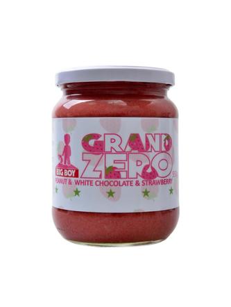 Grand zero s bílou čokoládou a jahodami 550 g