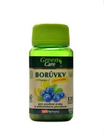 Borůvky s vitaminem C Chewable - 120 žv.tbl