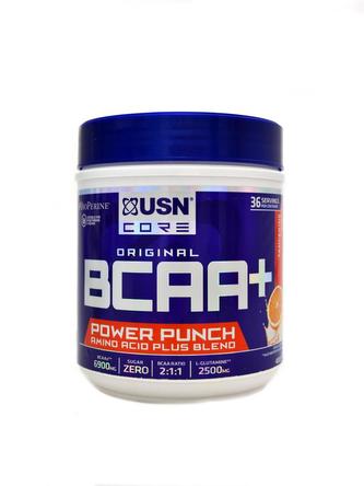 BCAA power punch 400 g - modrá malina