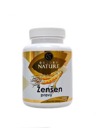 Ženšen pravý 4% ginsenosidů 100 kapslí