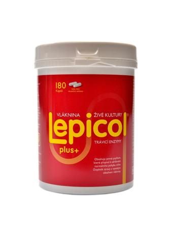 Lepicol plus trávící enzymy 180 kapslí