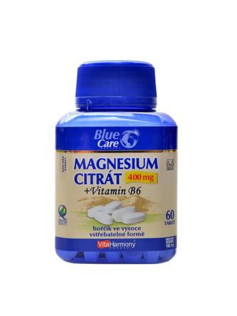 Magnesium Citrát 400 mg + vitamín B6 60 table