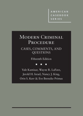 Modern Criminal Procedure