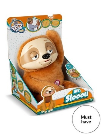 Lenochod Mr. Slooou plyšový opakující slova
