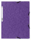 Spisové desky s gumičkou A4 prešpán 400 g/m2 - tmavě fialové