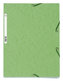 Spisové desky s gumičkou A4 prešpán 400 g/m2 - světle zelené