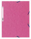 Spisové desky s gumičkou A4 prešpán 400 g/m2 - růžové