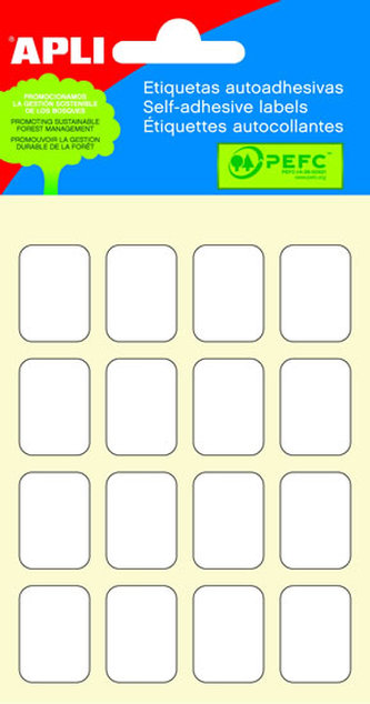 Samolepicí etikety 16 x 22 mm - bílé 96 ks Samolepicí etikety 16 x 22 mm - bílé 96 ks