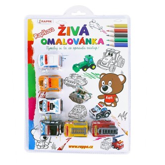 Živá omalovánka s auty - Záchranáři