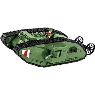 stavebnice Great War Tank Mark I, 600 k, 1 f