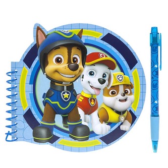 Zápisník se spirálou a perem Paw Patrol