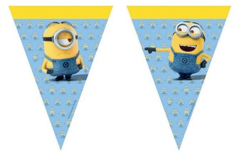 Girlanda vlajky Mimoňové - Mimoni 9 ks