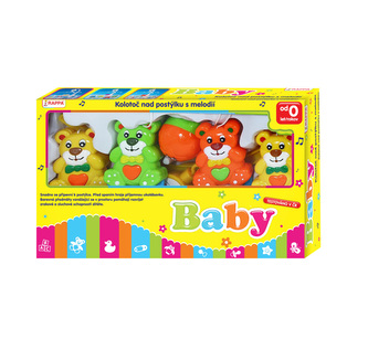 kolotoč nad postýlku BABY s melodií 2dr.