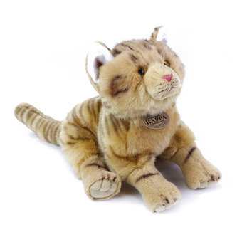 plyšový medveď retro sediaci, 28 cm