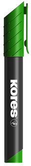 Kores K-MARKER Permanentní popisovač, kulatý hrot 3 mm, zelený